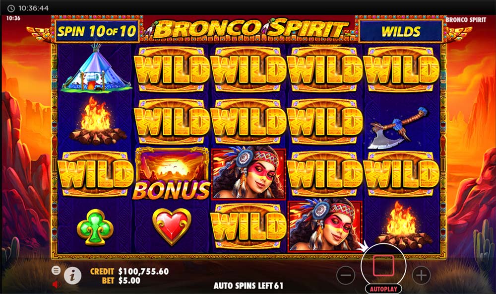 Bronco spirit slot free
